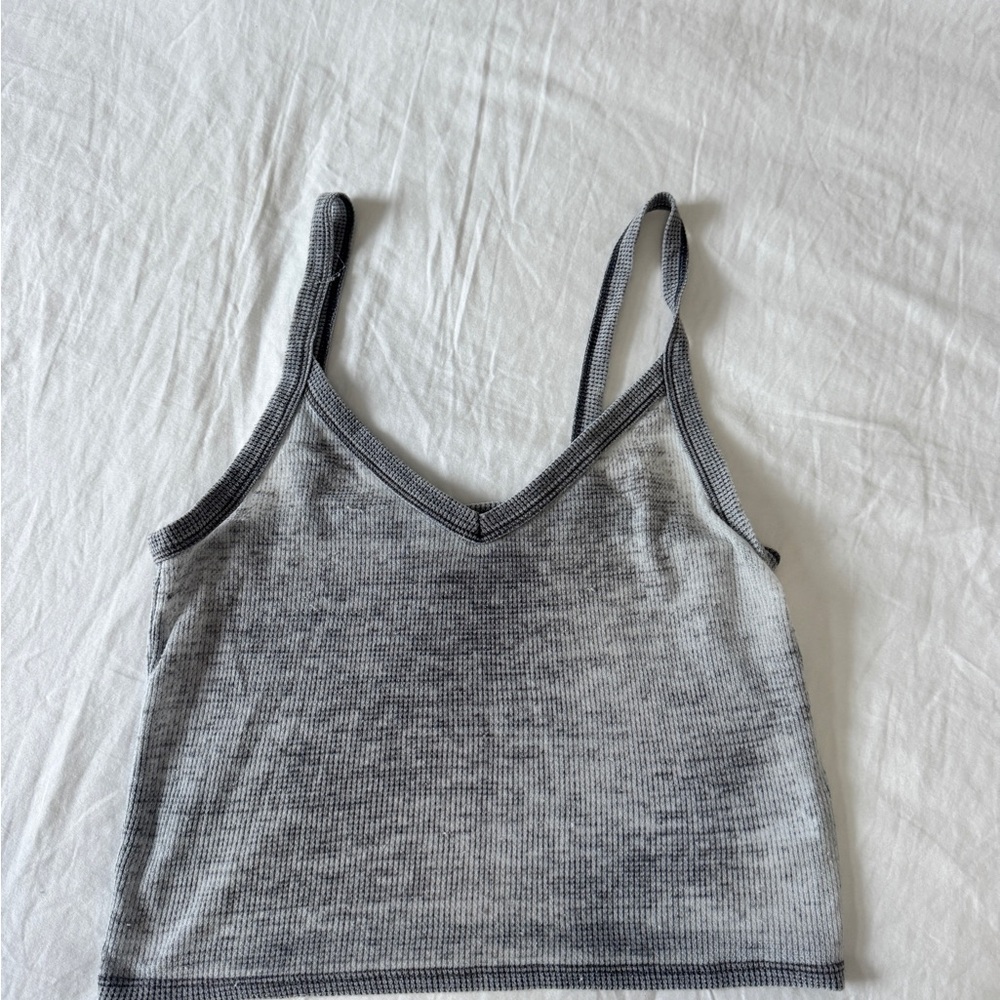 American Eagle Outfitters Charcoal Knit Cami